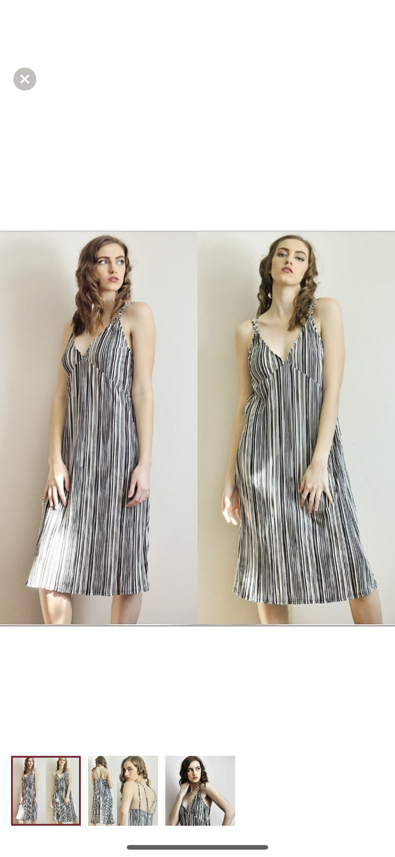 Pleated Midi Dress