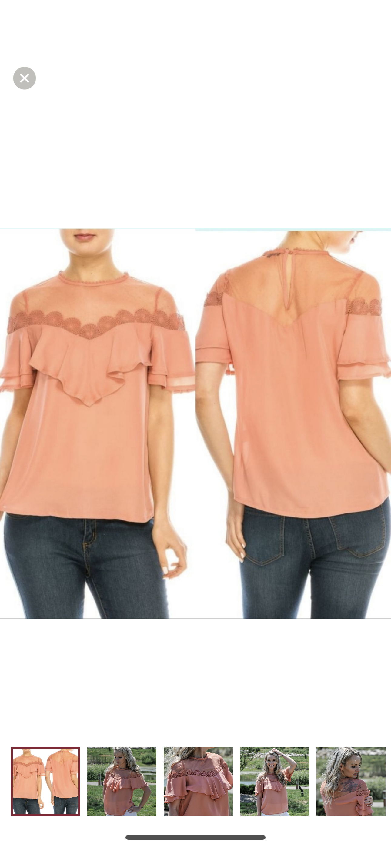 Jenna Coral Blouse