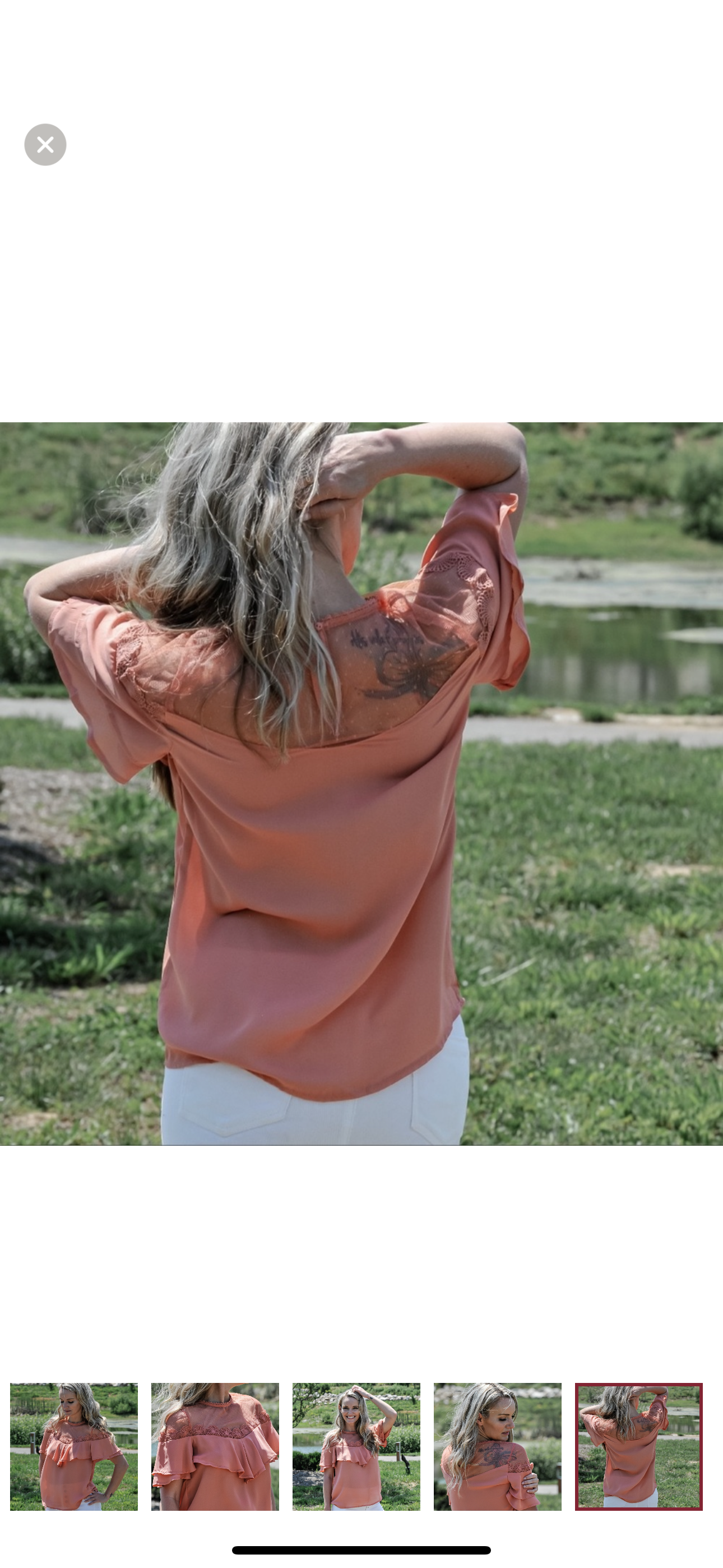 Jenna Coral Blouse