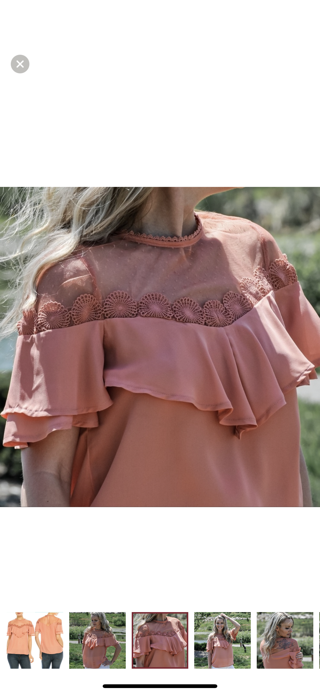 Jenna Coral Blouse