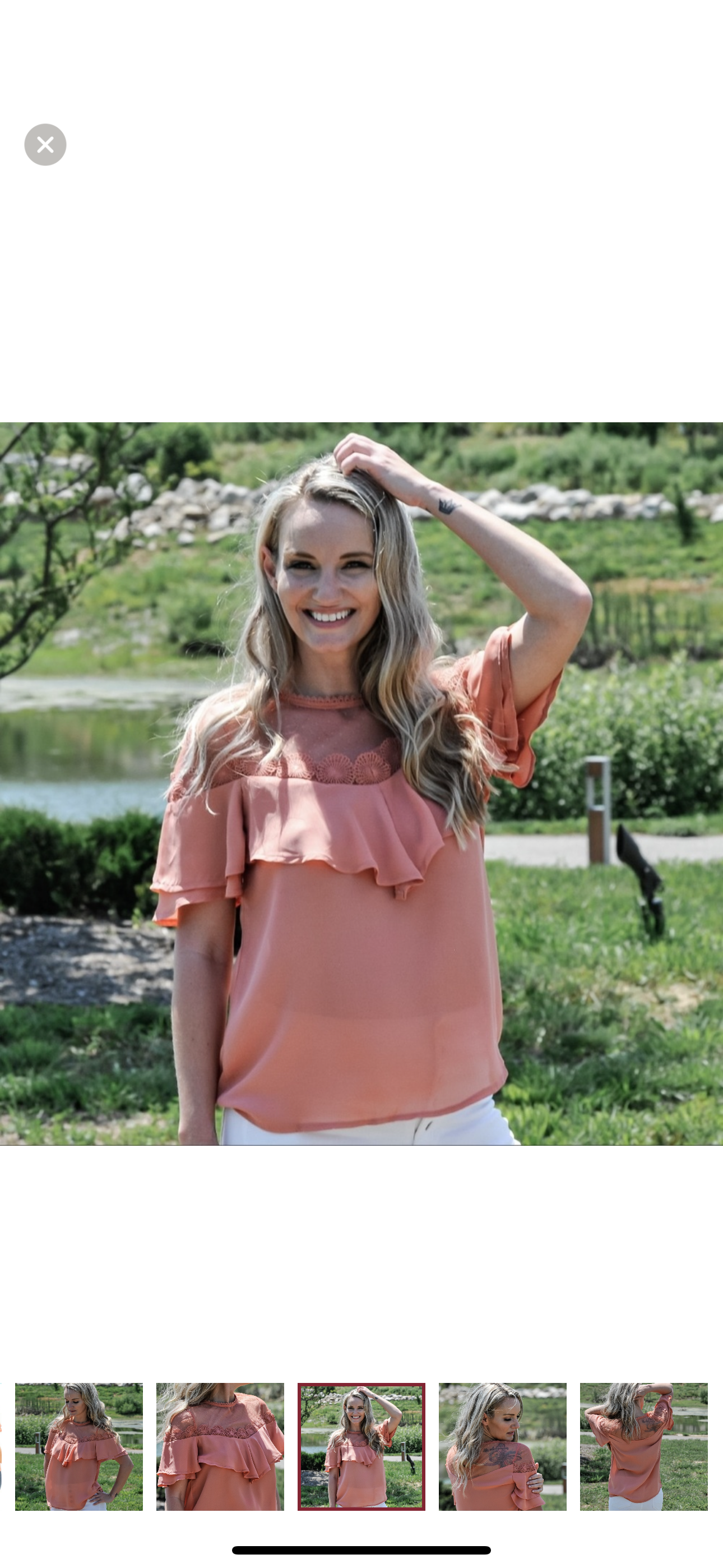 Jenna Coral Blouse